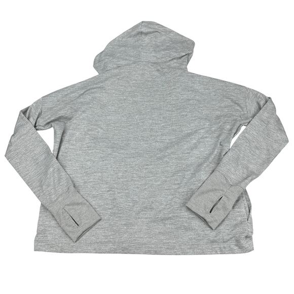 NIKE Yoga Particle Grey Core Essential Jersey Open Cardigan Sz XS - Picture 5 of 5